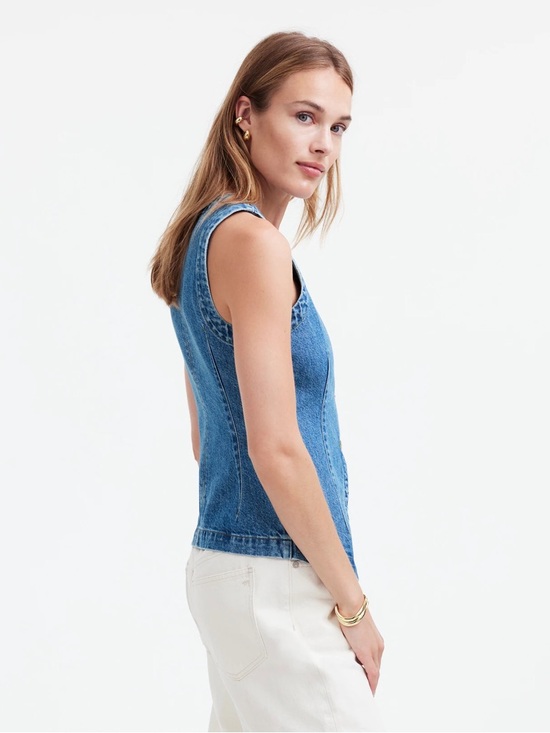 NWT Madewell Denim Vest - Picture 3 of 6